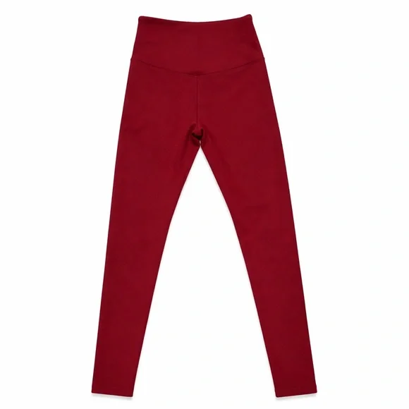 Girlfriend Collective Luxe High-Rise Leggings Burgundy Red – Women’s Sz XXS - Picture 4 of 9